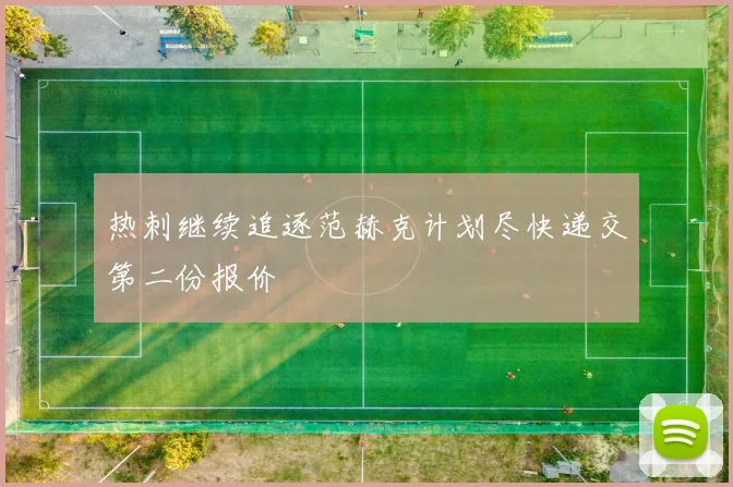 热刺继续追逐范赫克计划尽快递交第二份报价